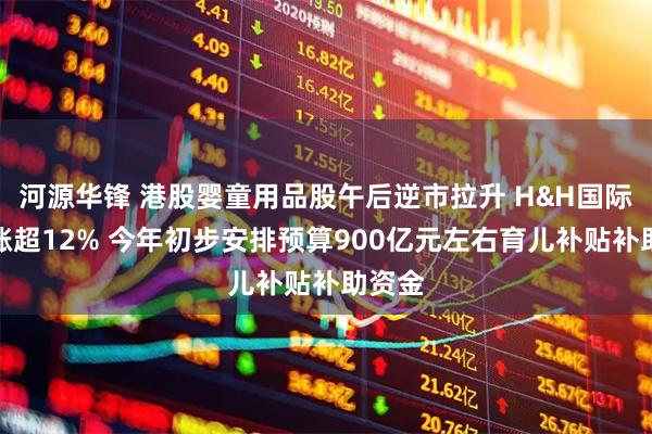 河源华锋 港股婴童用品股午后逆市拉升 H&H国际控股涨超12% 今年初步安排预算900亿元左右育儿补贴补助资金